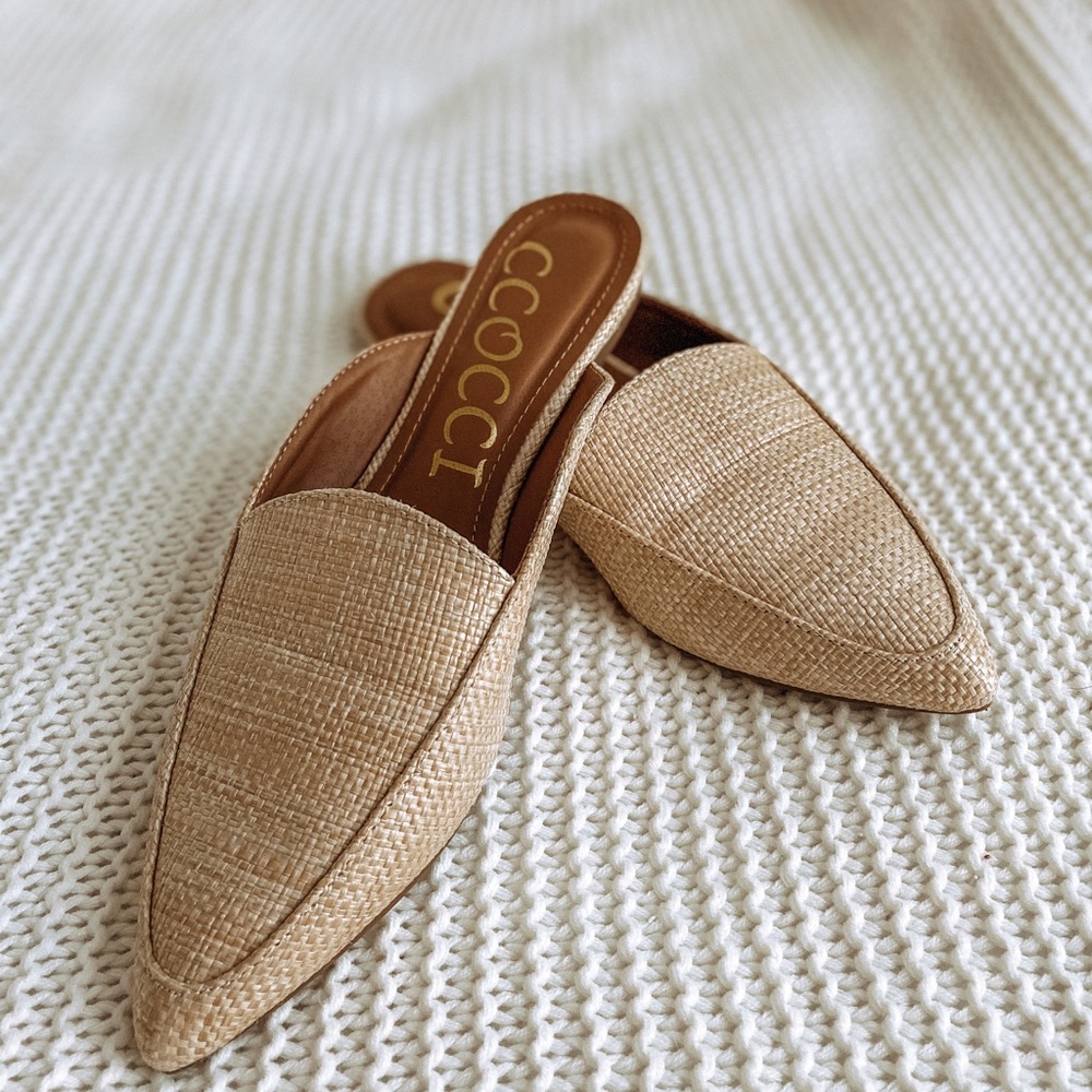 Woven mules